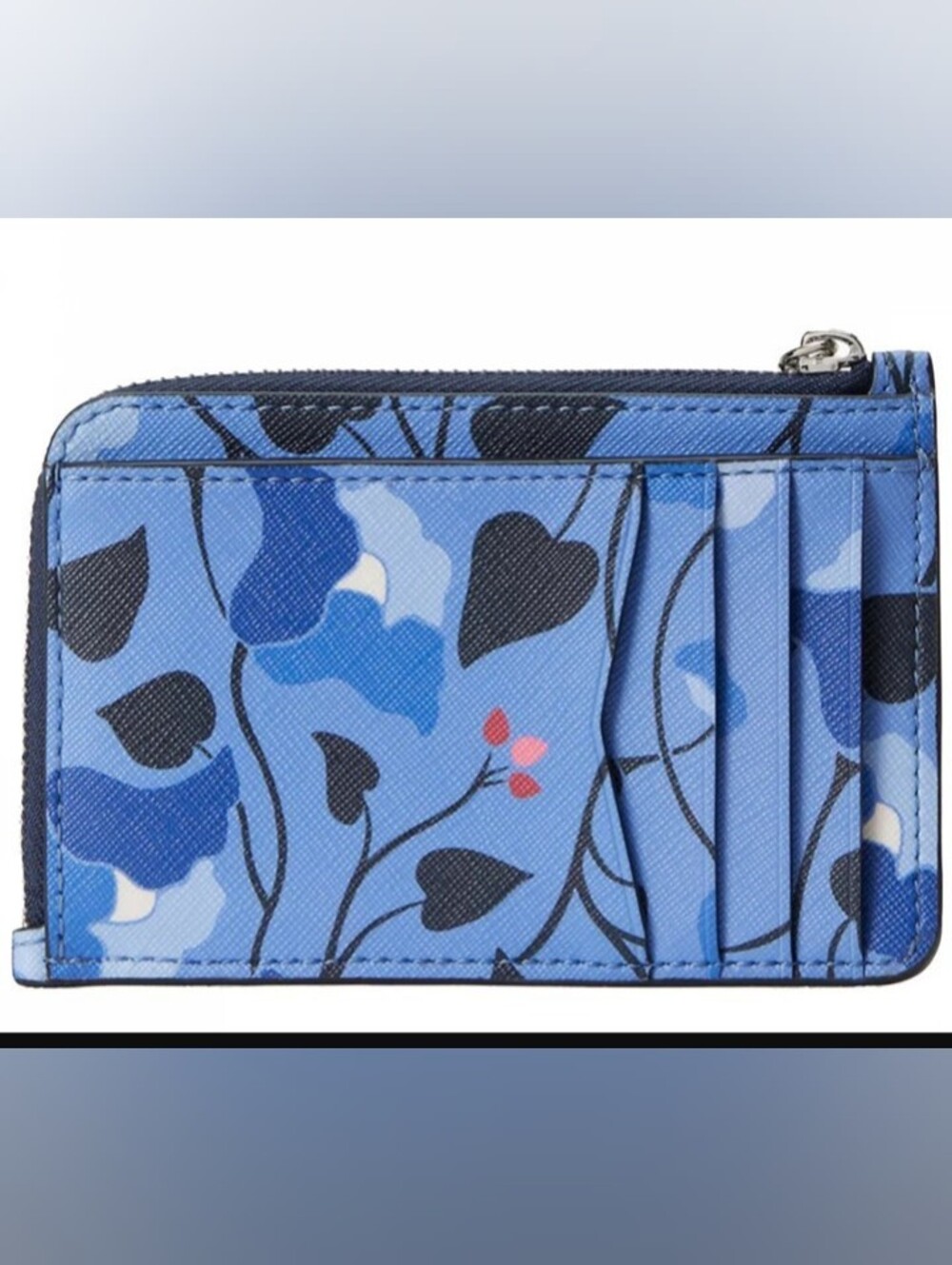 KS-2pc-Laurel Way Mini Allisanne Crossbody & Staci Nouveau Bloom Card Holder💙🩵 - Picture 9 of 9